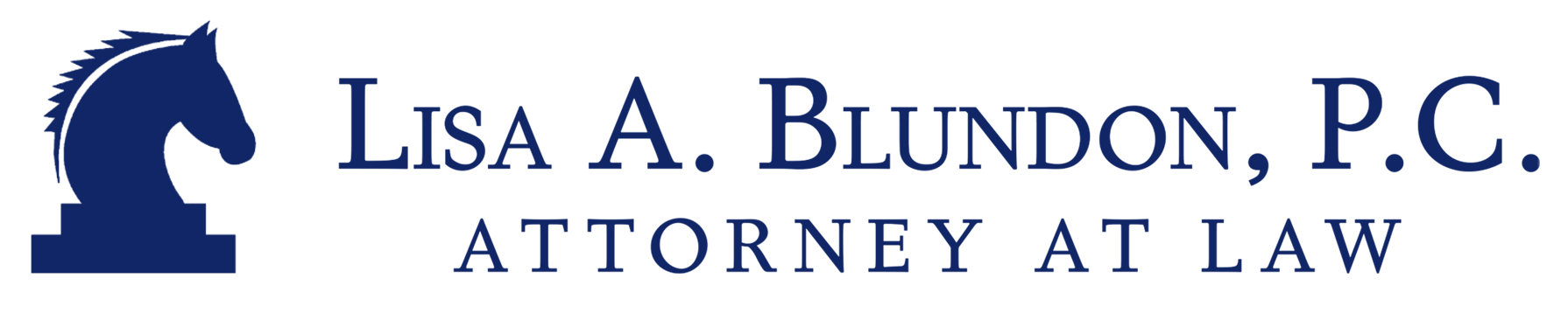 Text Logo - Lisa A. Blundon P.C. Attorney at Law